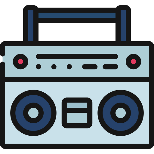 Boombox - Free music icons