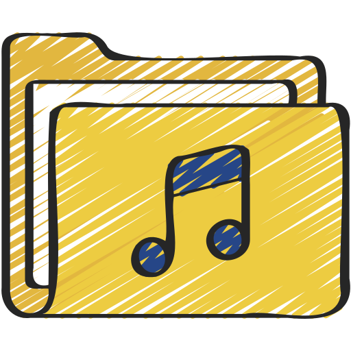 Music folder free icon