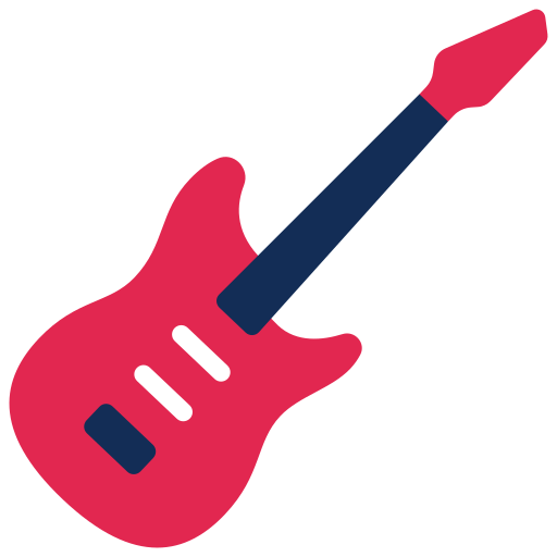 guitarra electrica icono gratis