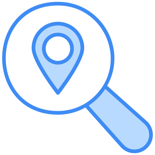 lieu de recherche Icône gratuit