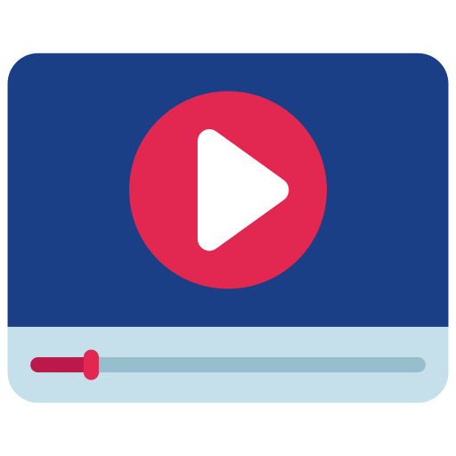 reproductor de video icono gratis