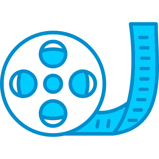 rollo de película icono gratis