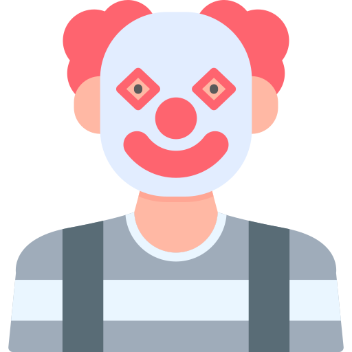 payaso icono gratis