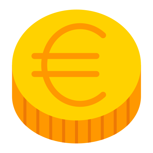 euro icono gratis