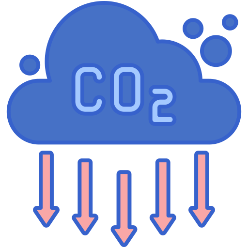 emisión de co2 icono gratis