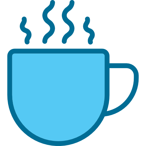 Coffee cup Phatplus Blue icon