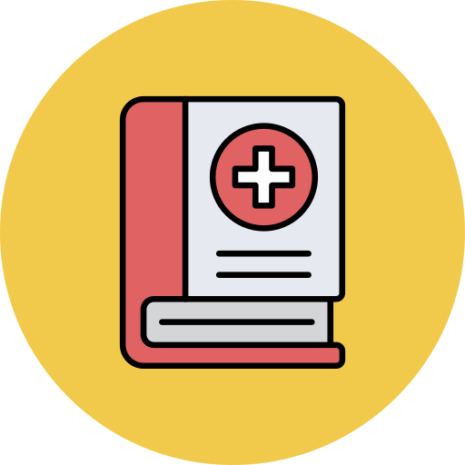 libro medico icono gratis