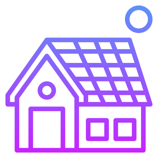Solar house free icon Solar house free icon