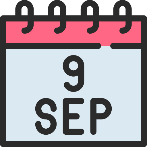 septiembre icono gratis