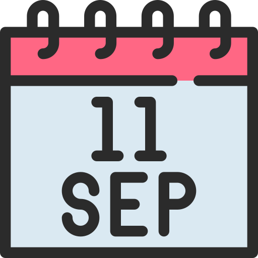 septiembre icono gratis