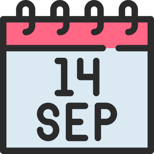 septiembre icono gratis