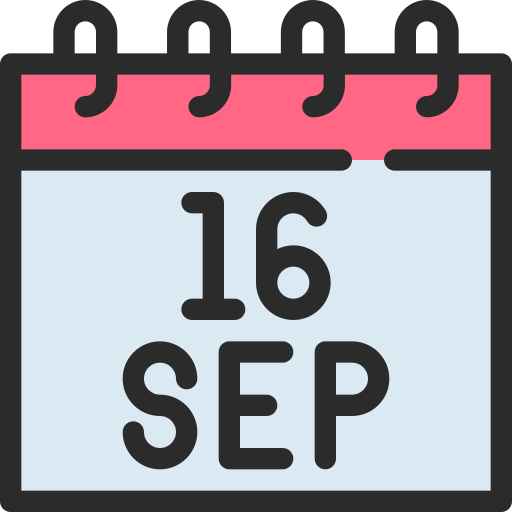 septiembre icono gratis