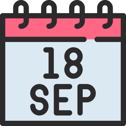 septiembre icono gratis