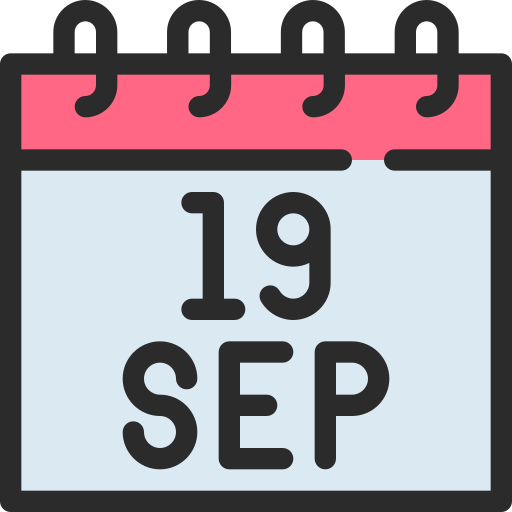 septiembre icono gratis