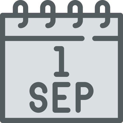 septiembre icono gratis