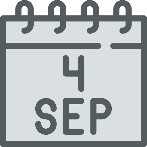 septiembre icono gratis