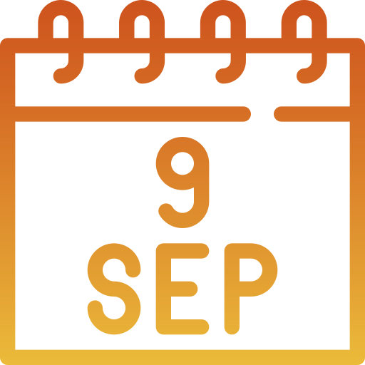 septiembre icono gratis