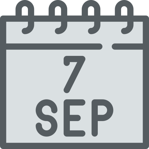 septiembre icono gratis