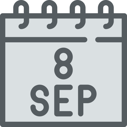 septiembre icono gratis