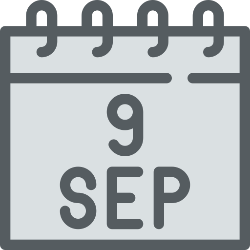 septiembre icono gratis