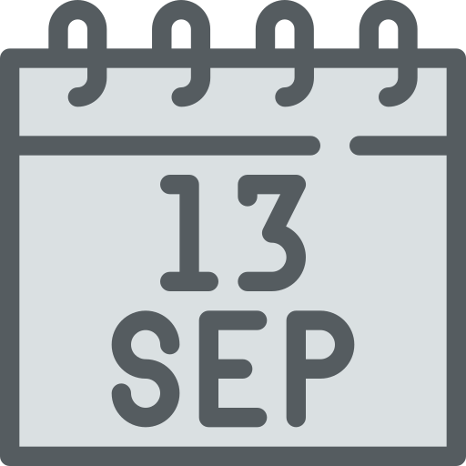 septiembre icono gratis