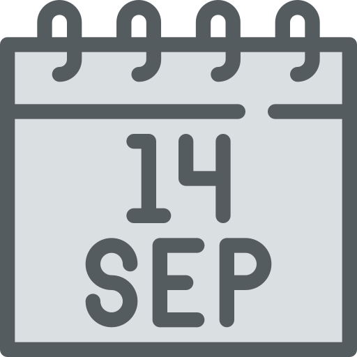 septiembre icono gratis