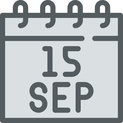 septiembre icono gratis