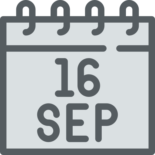 septiembre icono gratis