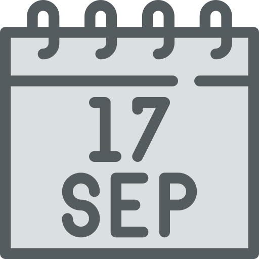 septiembre icono gratis