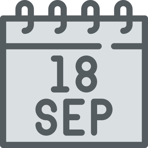 septiembre icono gratis