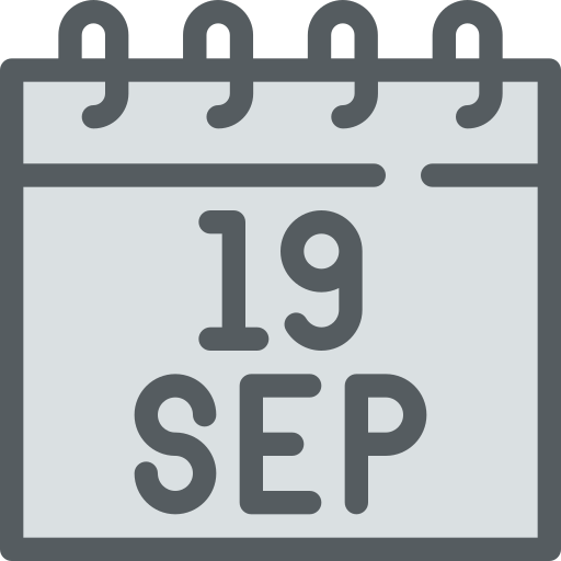 septiembre icono gratis