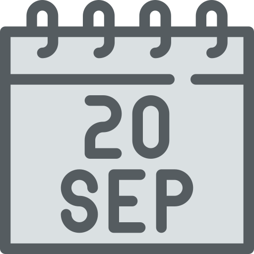 septiembre icono gratis