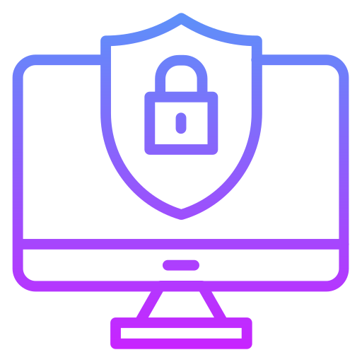 la seguridad informática icono gratis
