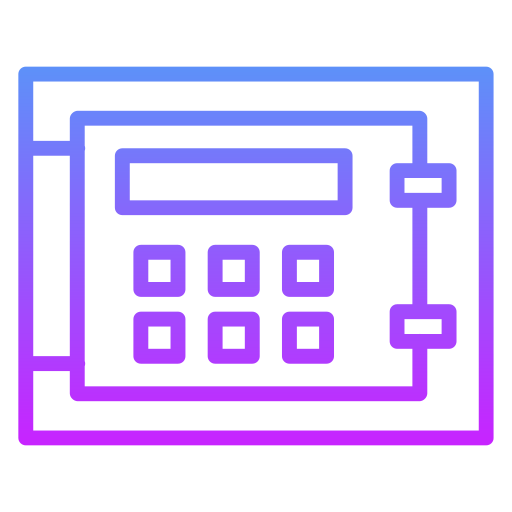 caja fuerte icono gratis