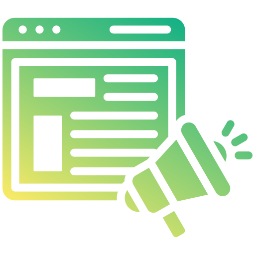 marketing de contenidos icono gratis