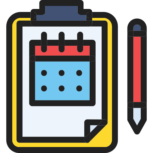 Checklist - Free time and date icons