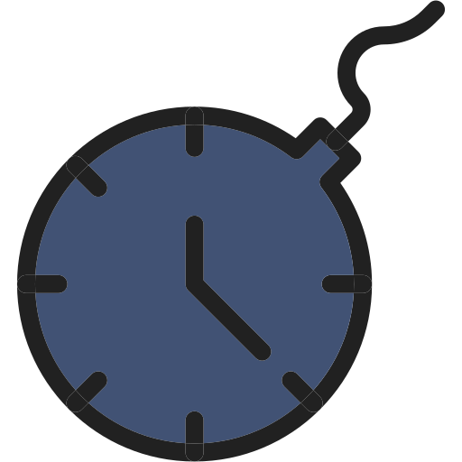 bomba de tiempo icono gratis