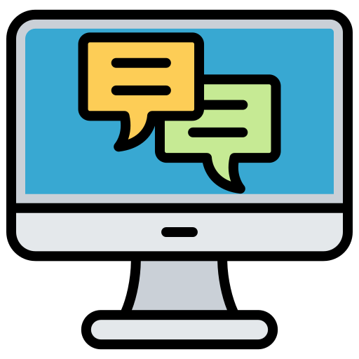 discussion en ligne Icône gratuit discussion en ligne Icône gratuit