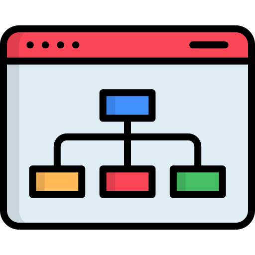 mapa del sitio icono gratis