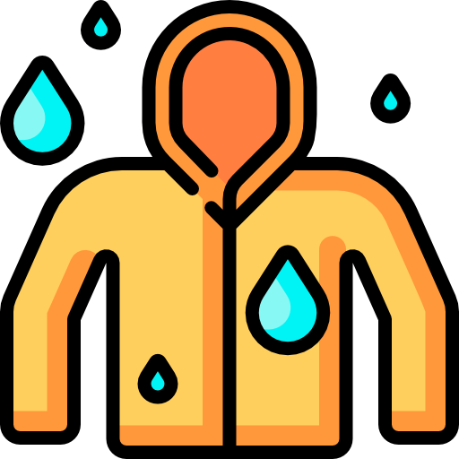 impermeable icono gratis