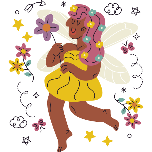 Fairy free sticker Fairy free sticker