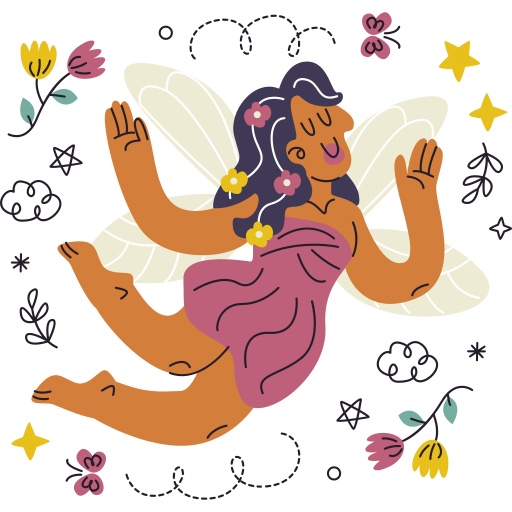 Fairy free sticker Fairy free sticker