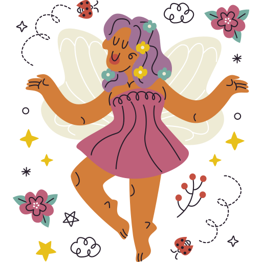 Fairy free sticker Fairy free sticker