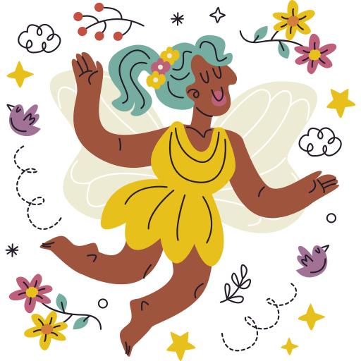 Fairy free sticker Fairy free sticker