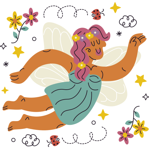 Fairy free sticker Fairy free sticker
