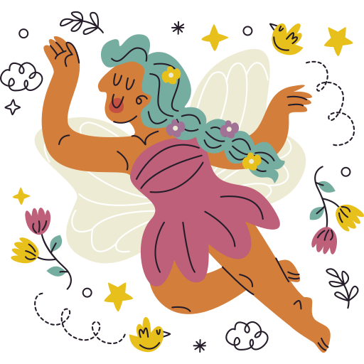 Fairy free sticker Fairy free sticker