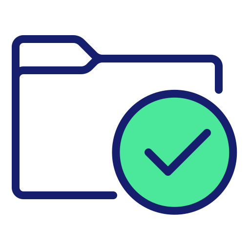 Folder approve - Free ui icons