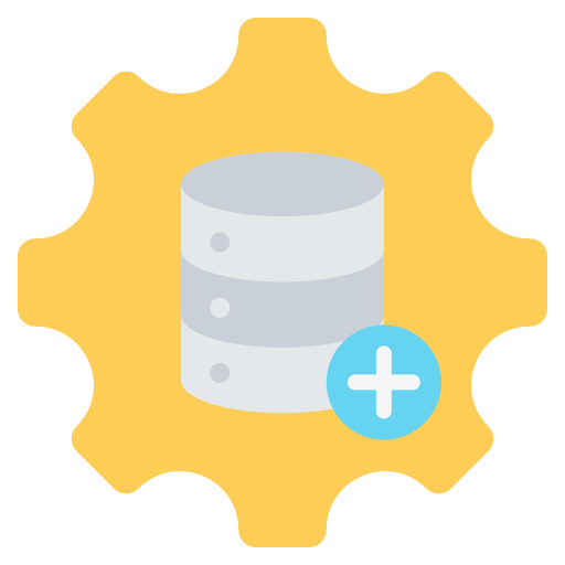 gestión de base de datos icono gratis