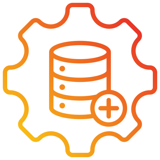 gestión de base de datos icono gratis