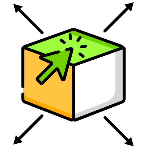 cubo 3d icono gratis